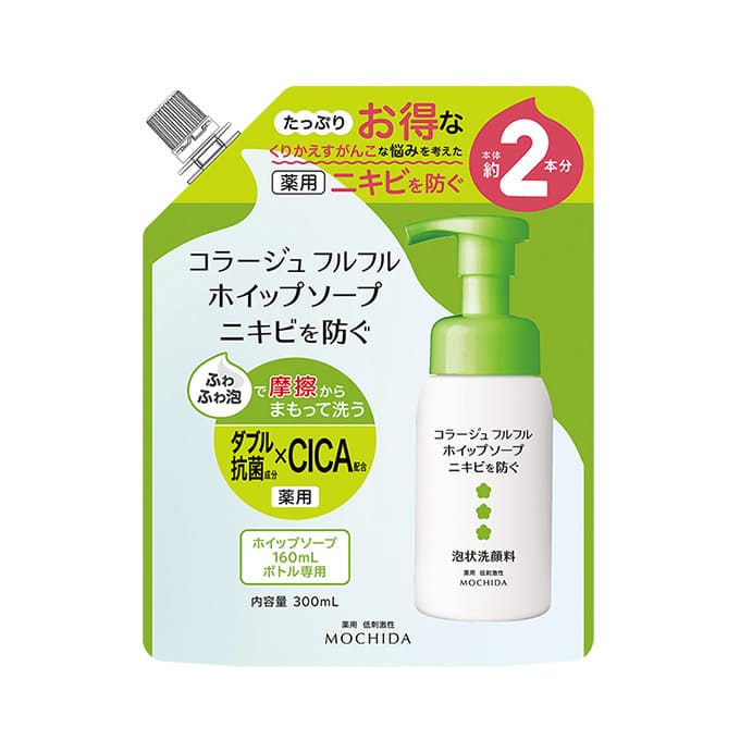 コラージュフルフル<br>ホイップソープ（つめかえ用） 300mL